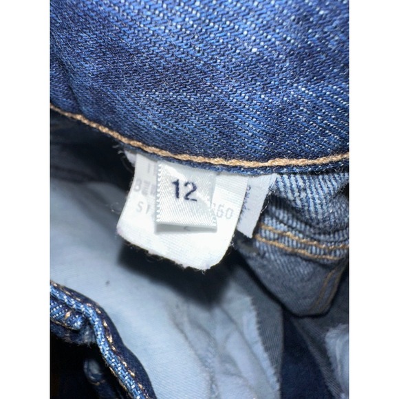Vintage Calvin Klein High Rise Jeans Womens Sz 12 Blue Denim Cotton Straight - Picture 9 of 12